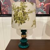 Pair of Scandinavian design glass lamps from the 1950s.