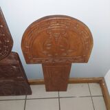 Carved African chair