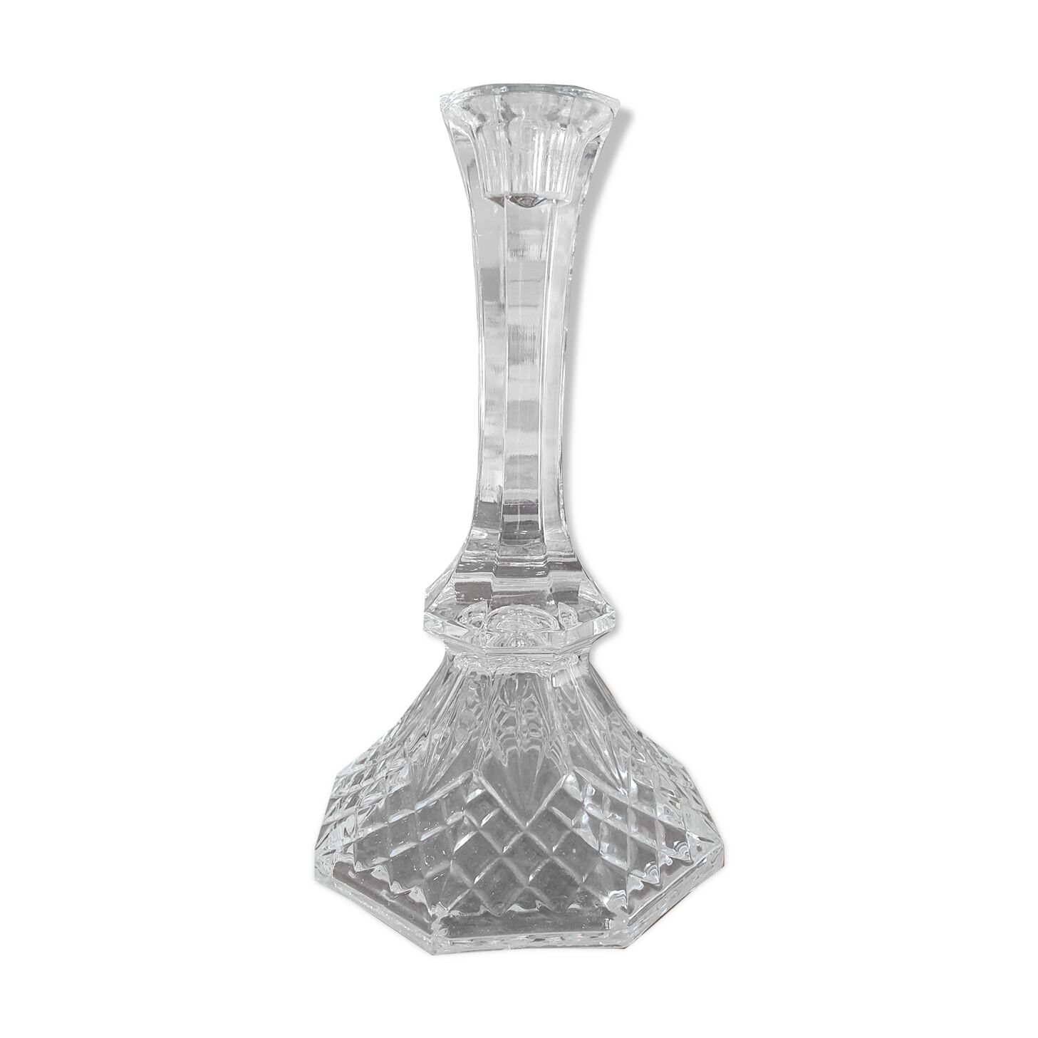 Crystal candle holder
