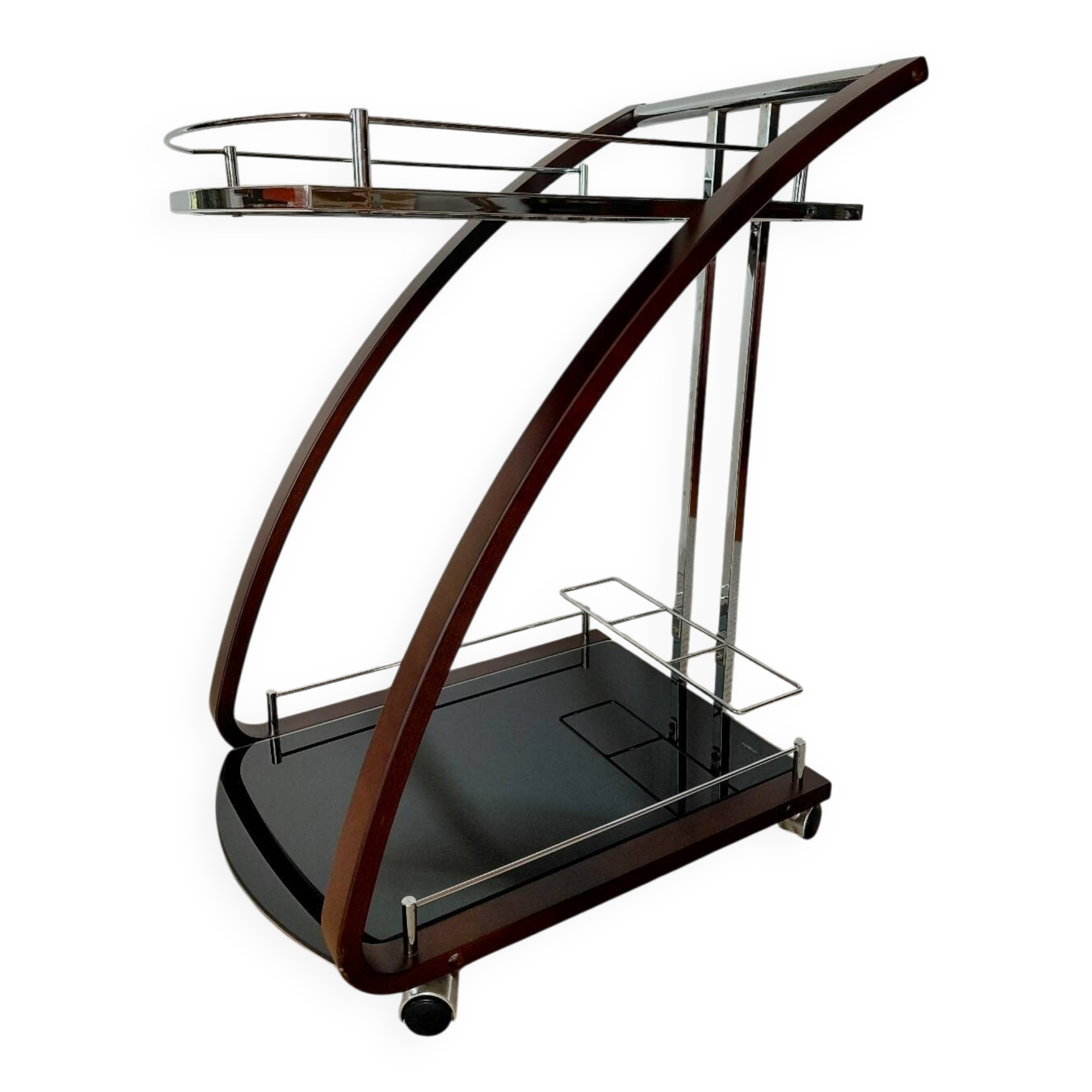 "Z-Shape" vintage 70s dessert table, Italian design: a real favourite.