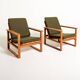 Pair of “Medestolen” armchairs by Børge Mogensen for Fredericia, 1956-57