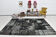Tapis oriental blanc & noir 311x213