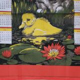 Torchon calendrier 1987 - neuf - vintage