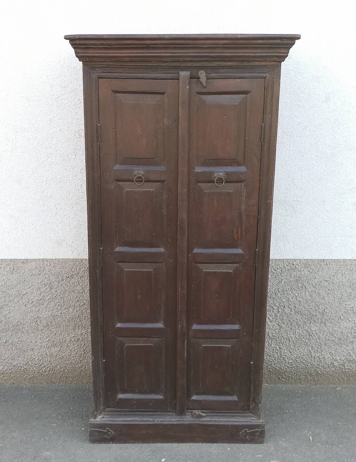Old dark wooden cabinet