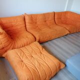 Togo set: 2 seater sofa, 2 corner sits and 1 pouf
