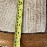 Mid Century Round Coffee Table Danish Modern  Teak & Tile-top Inset Mk Sofa