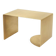 Table d'appoint arquée en laiton brossé – fabriquée à la main par Veliento