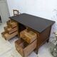 Bureau ministre XIXème et chaise en bois courbé 1940