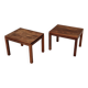 Side tables in rosewood, Denmark, 1960s, set of 2