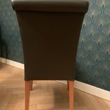set of 6 (4 chairs and 2 armchairs) "vittoria" by Poltrona Frau.
