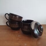 Coffee service with sugar bowl