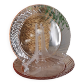 Assiettes plates a dessert rosaline
