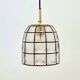 Suspension/luminaire en verre de style mid-century moderne de Limburg, Allemagne, années 1960.