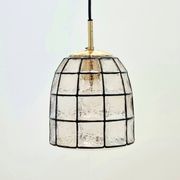 Mid-Century Modern Glass Pendant/Ceiling Light from Limburg, Germany, 1960s