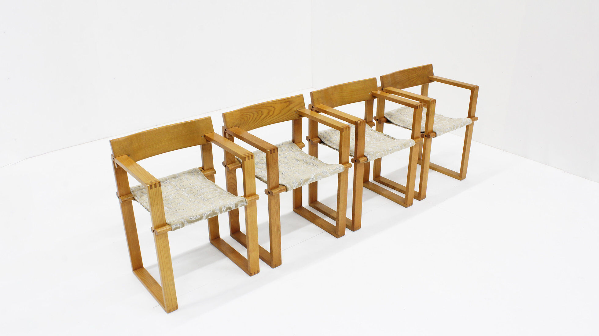 Vintage dining chairs by Ate van Apeldoorn, set of 4