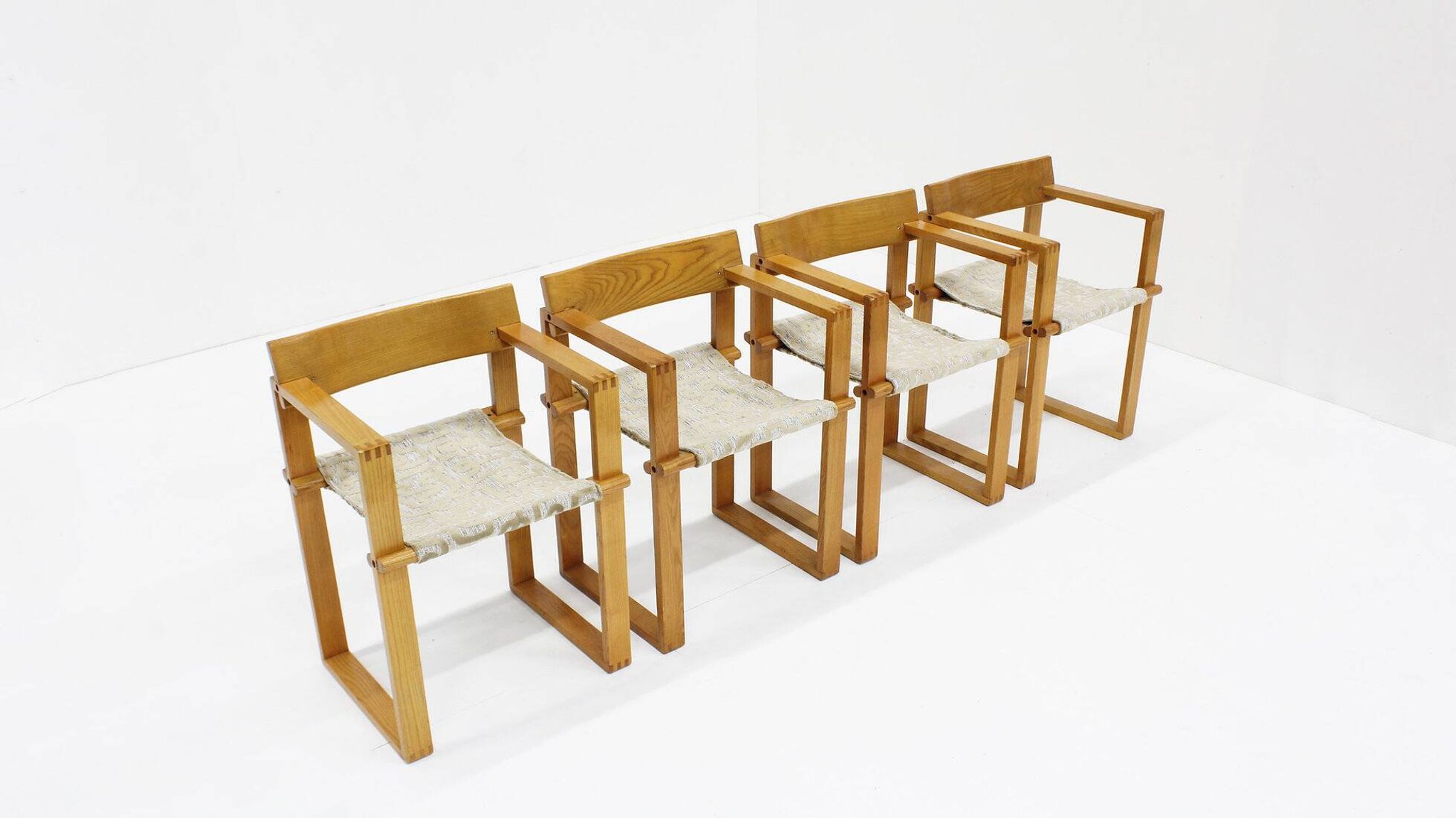 Vintage dining chairs by Ate van Apeldoorn, set of 4