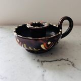 Alsatian pottery candlestick