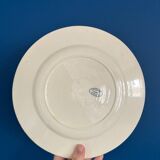 Set of 5 old flat plates in Salin ironware, Vince model