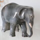 Ceramic elephant and baby elephant