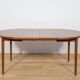 Mid-Century Round Teak Dining Table by Nils Jonsson for Hugo Troeds, Sweden