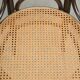 Set of 2 original vintage Thonet design webbing dining chairs with bentwood