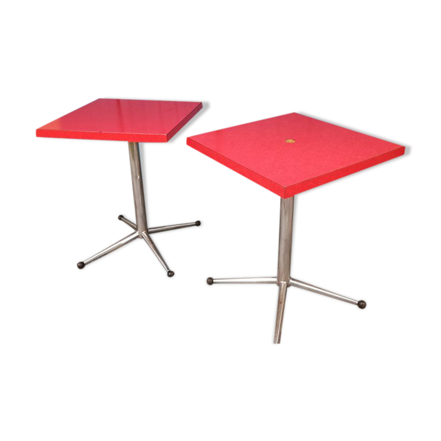 Set of 2 formica Bistro tables