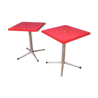 Set of 2 formica Bistro tables