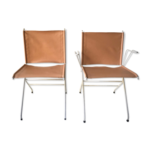 Paire chaises Raoul - 1950s