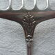 Asparagus serving shovel, silver metal