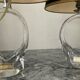 Pair of Saint Louis crystal lamps from the 1950s-60s.