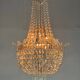 Pearl Bag, Chandelier Trimmed with Rows of Cut Crystal Beads, Circa 1