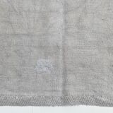 6x8 Silver & Gray Turkish Kilim Rug, 177x256Cm