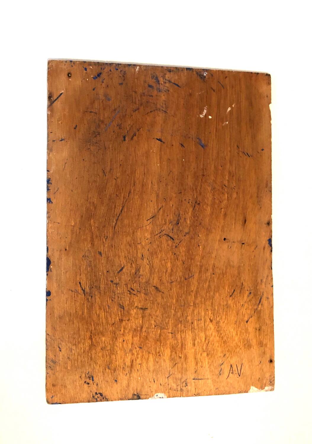 Abstract blue painting