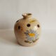 Vase pique fleurs en terre cuite - vintage