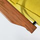 Original armchair "FOX", designer Henry Lis, 1970s, fully restored, yellow