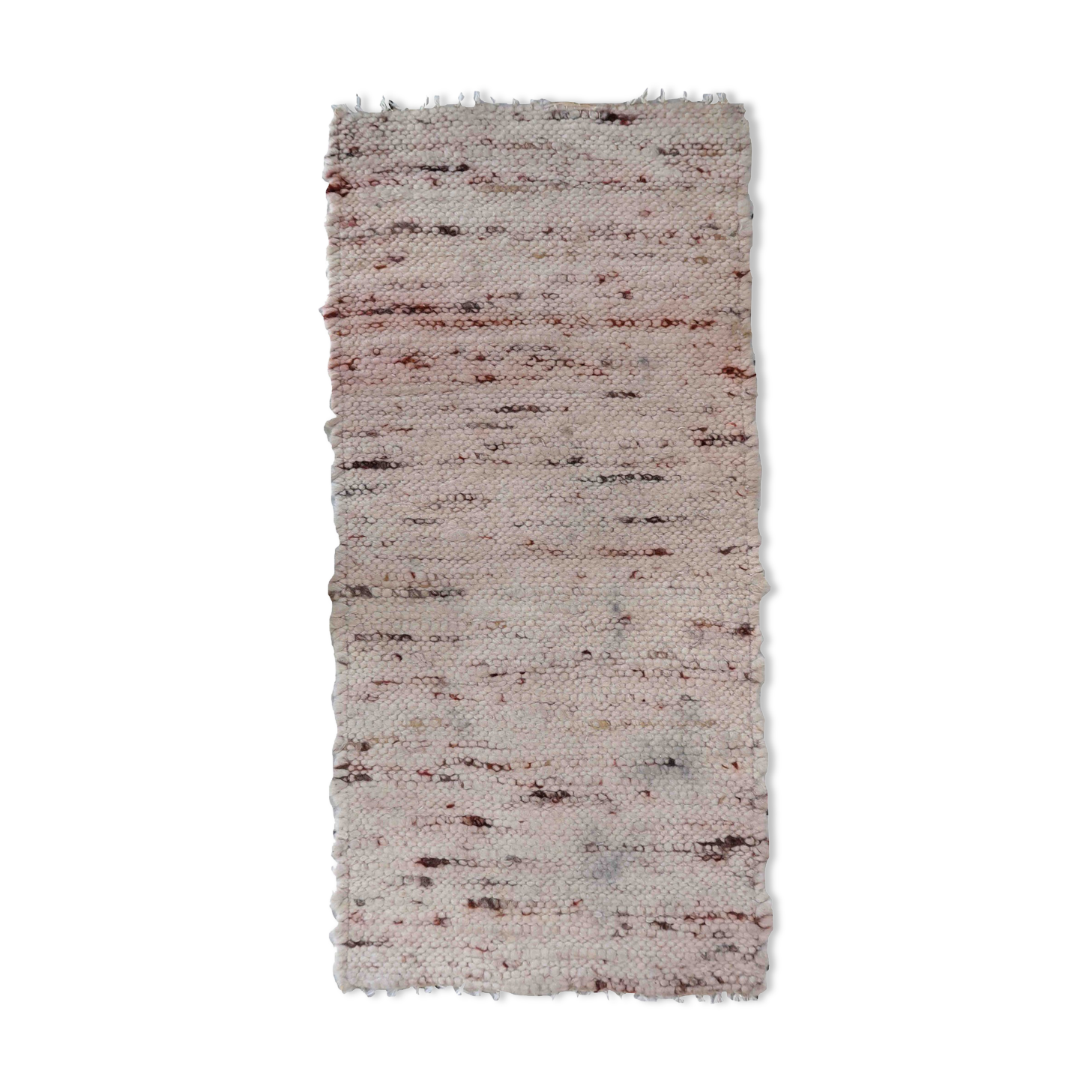 Vintage indian kilim handmade carpet 54cm x 118cm, 1970s