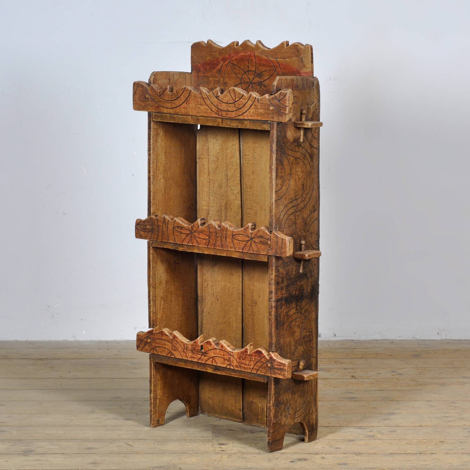 Beech Wabi Sabi cabinet, circa 1850