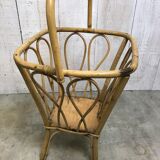Rattan sewing basket