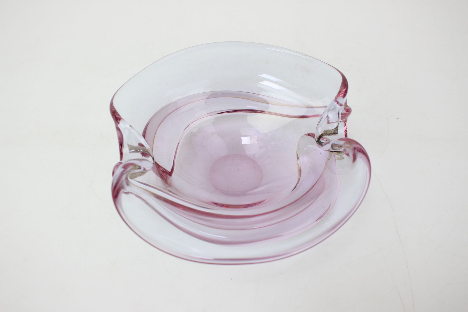 Mid-Century Ashtray by Zelezno Borske Sklo, 1960's