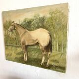 Oil painting on canvas horse