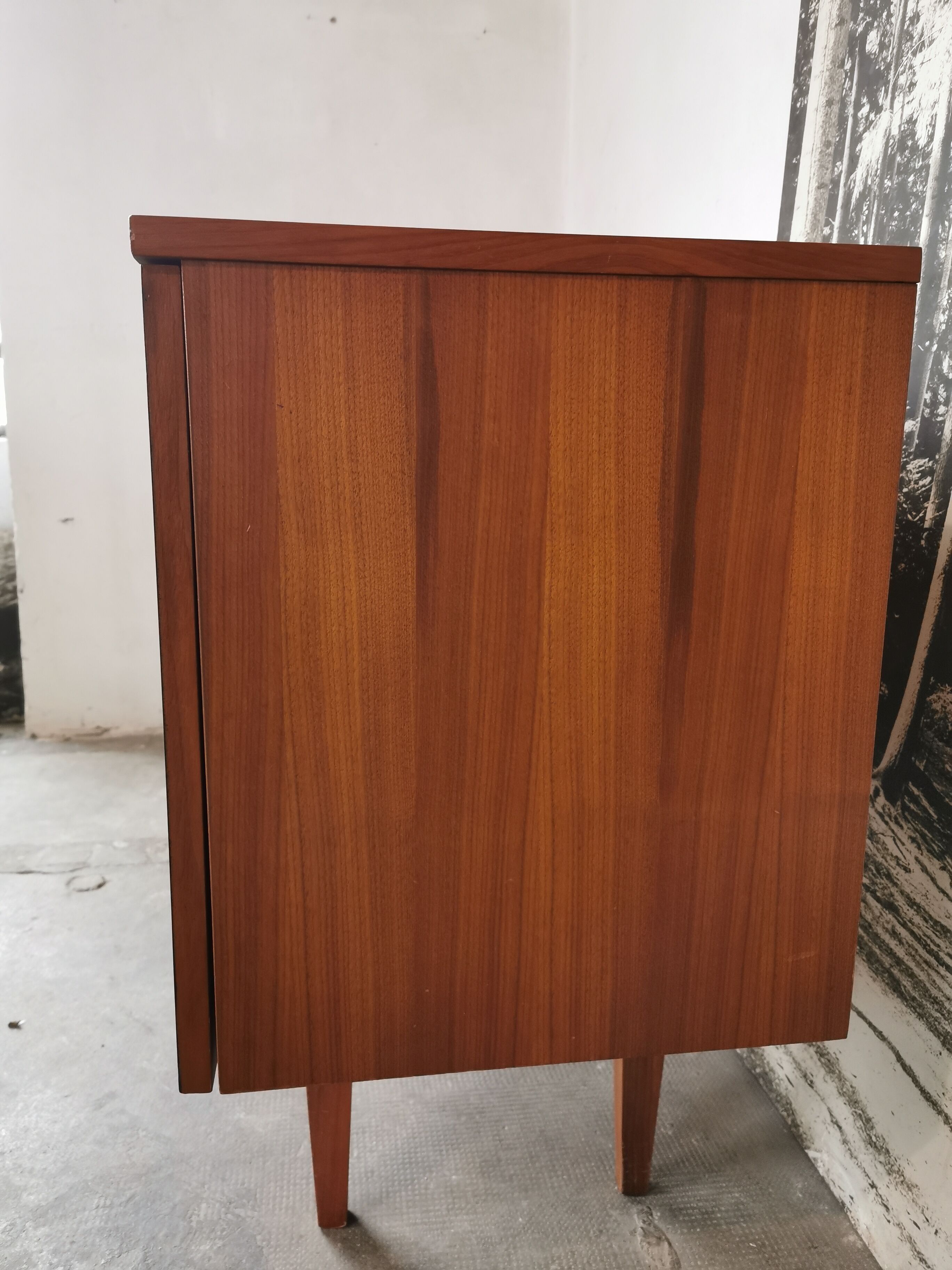 Vintage sideboard of the 60s Scandinavian style