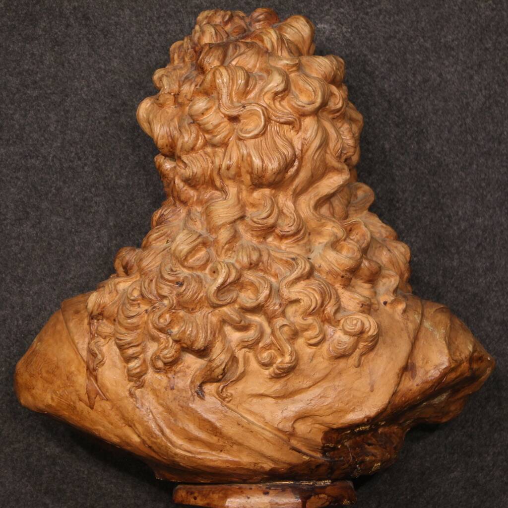 Grande sculpture française en terre cuite