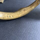 Pair of Art Nouveau bronze handles decorated with vine leaves, 1930