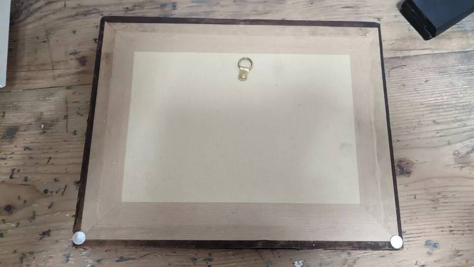 Framed lithograph deroy general view of tours taken from a bird's eye view imp lemer