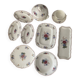 Table service, Sarreguemines Agreste. 39 pieces.