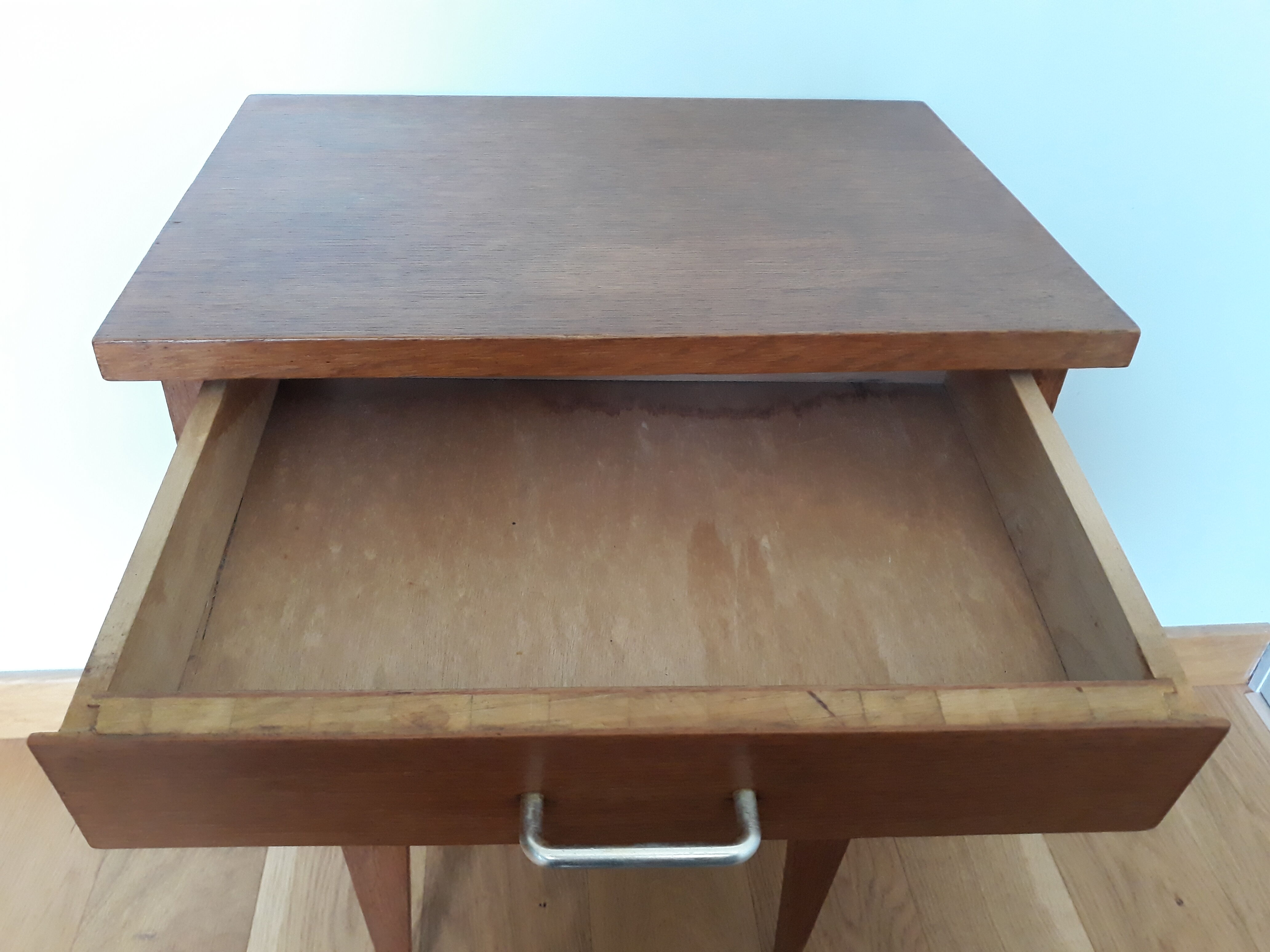 Bedside night table in Scandinavian style