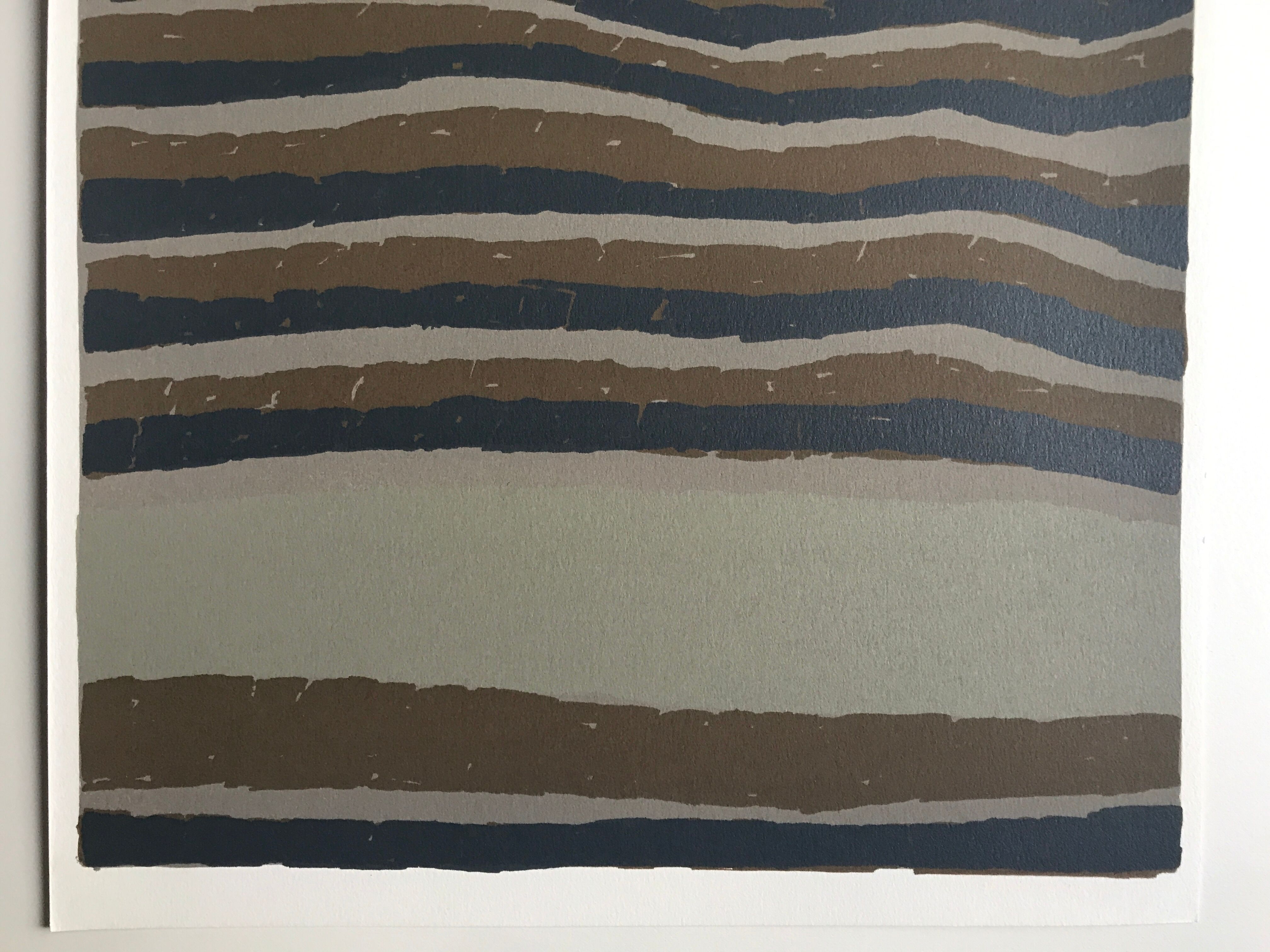 Original lithograph on Arches vellum by Raoul UBAC, Routes, 1978