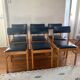 Lot de six chaises Scandinave vintage
