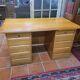 Oak minister's desk from the 60s