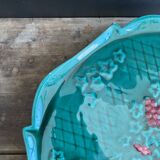 Vintage ceramic pie dish – Signed C.V. 471